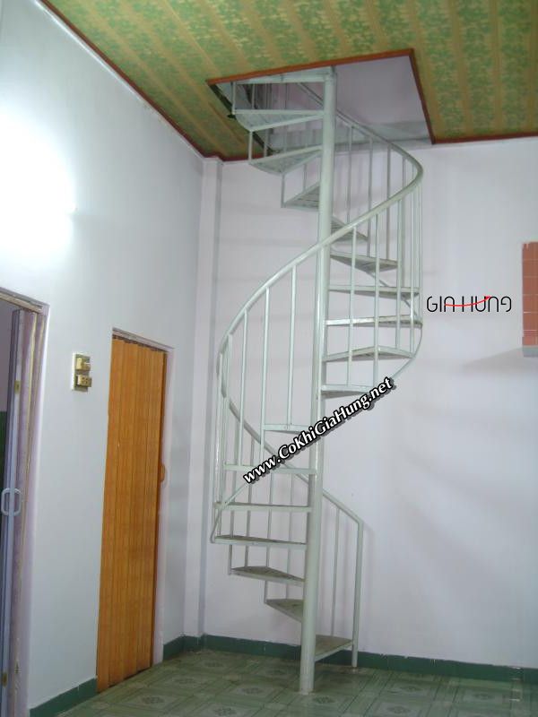 Cầu thang sắt xoắn ốc CK1160Cơ Khí Gia Hưng